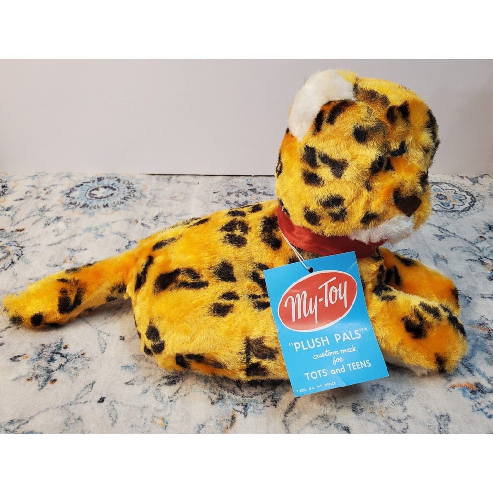 VINTAGE‎ MY TOY TIGER PLUSH CAT NOS W/TAGS